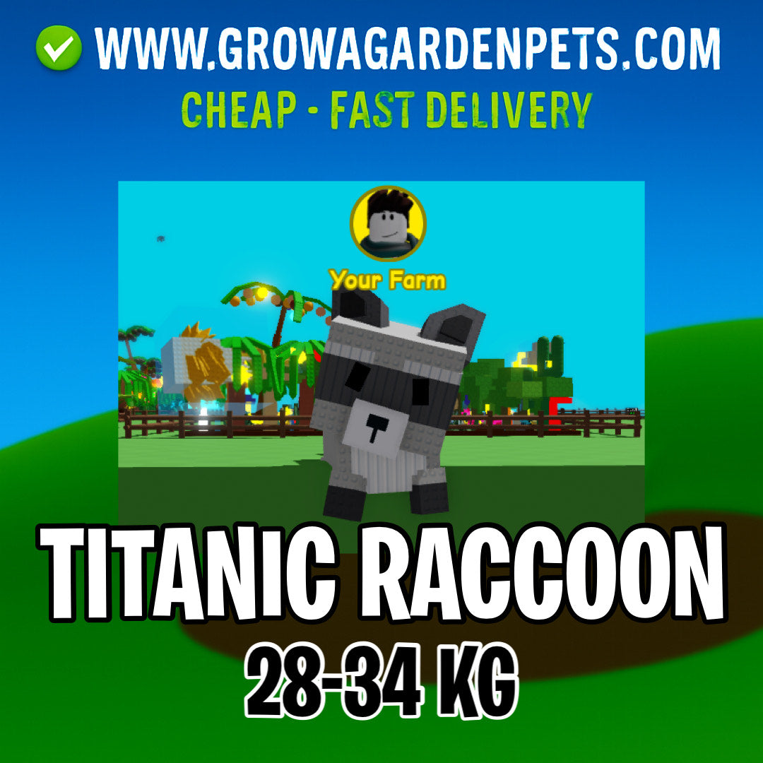 Titanic Raccoon Grow a Garden