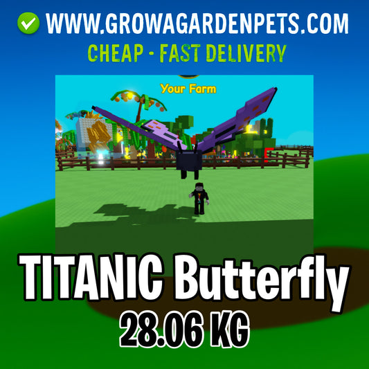 Titanic Butterfly Grow a Garden