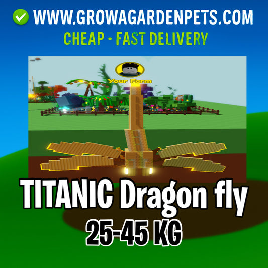 Titanic Dragonfly Grow a Garden