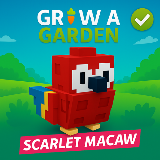 Scarlet Macaw Grow a garden