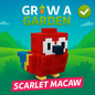 Scarlet Macaw Grow a garden